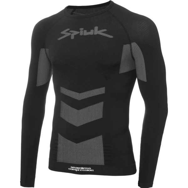 Spiuk Sportline T-Shirt Lange Mouw Top Ten Unisex Zwart