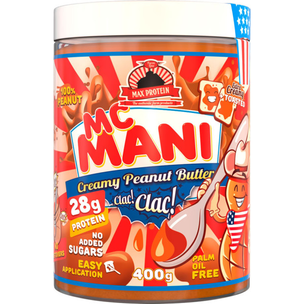 Max Protein Mc Mani Clac Clac Peanut Butter - Peanut Butter 400 gr
