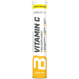 BiotechUSA Vitamine C Effervescent - Vitamine C 1 tube x 20 comprimés