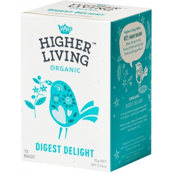 Higher Living Infusión Digestiva 15 Bolsas