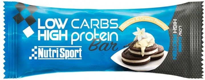 Nutrisport Barrita Proteica Low Carbs 16 Unidades Geschmack Schokoladenkeks-image
