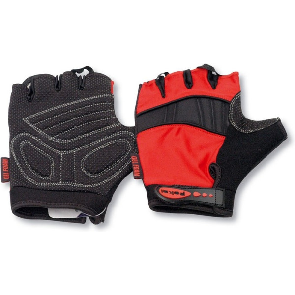 Guanti Pokal 134 Gel Rosso/nero