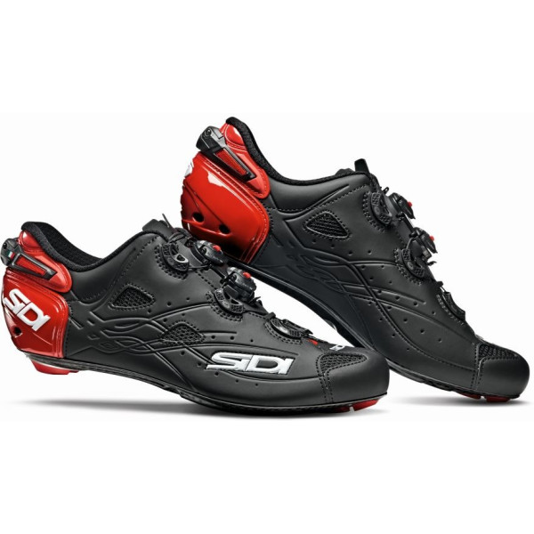 Scarpe Sidi Shot Carbon Nero Opaco/rosso