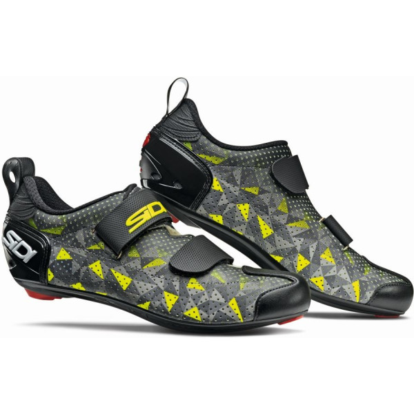 Scarpe Sidi T-5 Air Carbon Grigie/gialle/nere