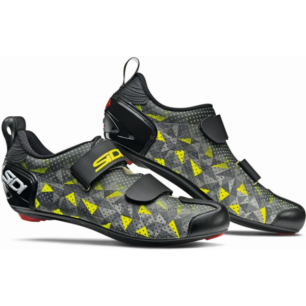 Chaussures Sidi T-5 Air Carbon Gris/jaune/noir