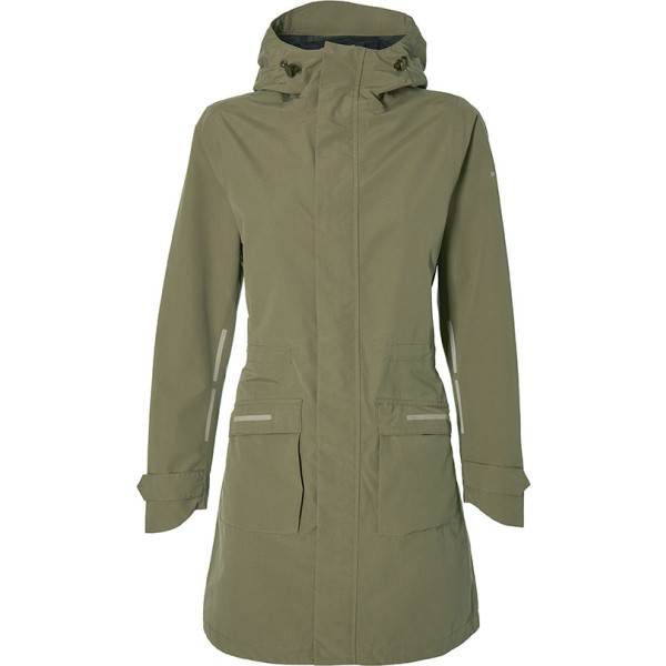 Basil Parka Impermeable Mosse Mujer Verde Oliva