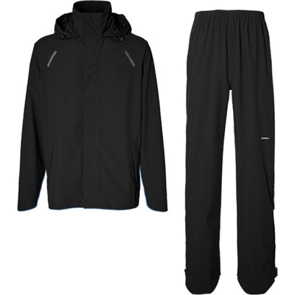 Basil Traje Impermeable Hoga Unisex Negro