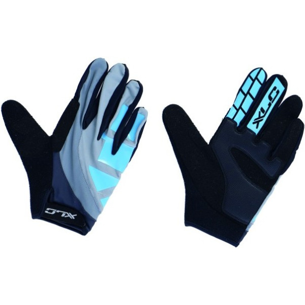 Xlc Cg-l13 Guantes Largos Enduro Gris/turquesa