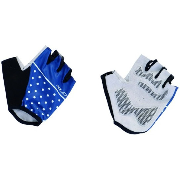Xlc Cg-s10 Guantes Cortos Azul Puntos Blancos