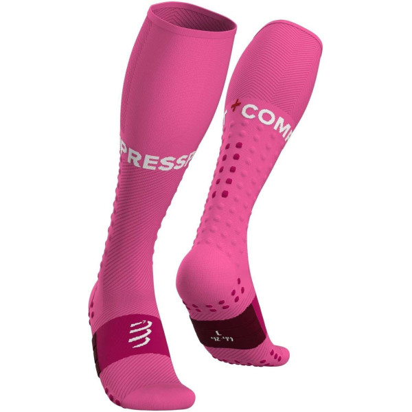 Compressport Calcetines Full Socks Run Rosa