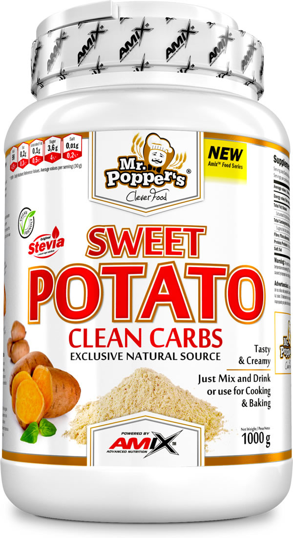 Amix Batata Doce Clean Carbs 1 Kg - Farinha De Batata Doce Em PÃ³, Rica Em Carboidratos / Ideal Para Batidos E Receitas Gosto Biscoitos-image