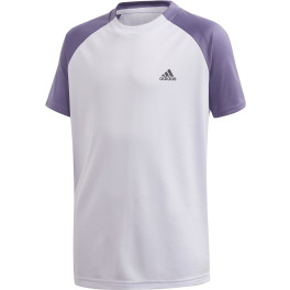 Adidas Camiseta B Club Junior Niño Blanco - Morado Claro