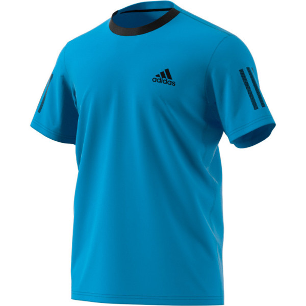 Adidas Camiseta Club 3str Hombre Cyan - Negro