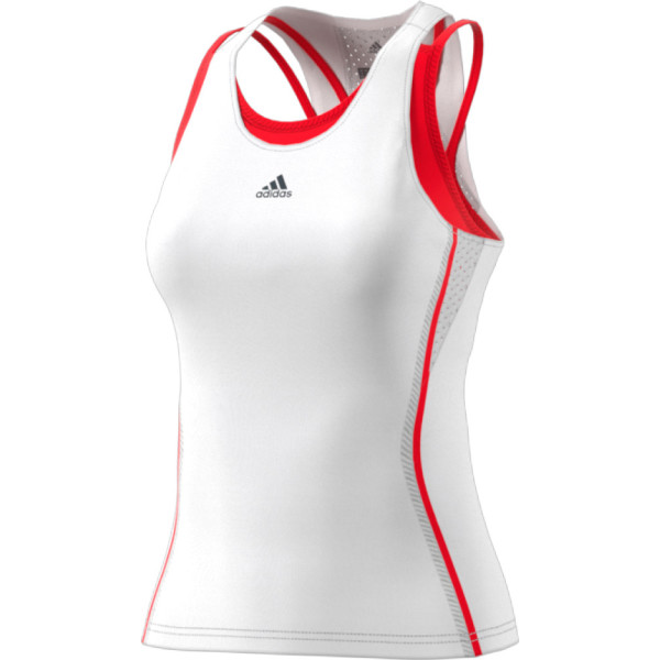 Adidas Camiseta De Tirantes Bcade Mujer Blanco