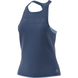 Adidas Camiseta De Tirantes Ml Mujer Azul Oscuro - Claro