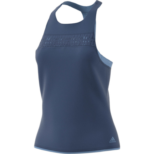 Adidas Camiseta De Tirantes Ml Mujer Azul Oscuro - Claro