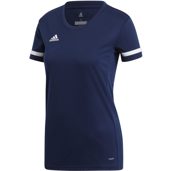 Adidas Camiseta T19 Ss Jsy W Mujer Azul Marino - Blanco