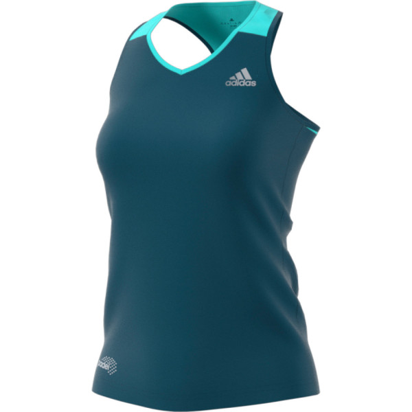 Adidas Camiseta Tirantes Club Mujer Azul - Aguamarina