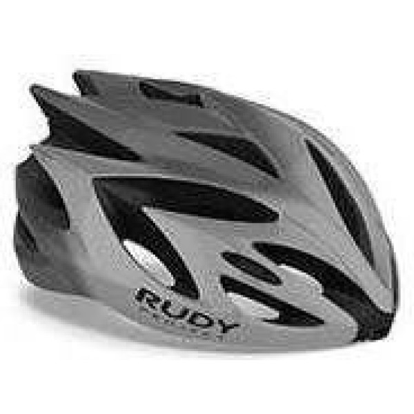 Rudy Project Rush Grey - Titanium (shiny)  Visor - Free Pads Incl. - Casco Ciclismo