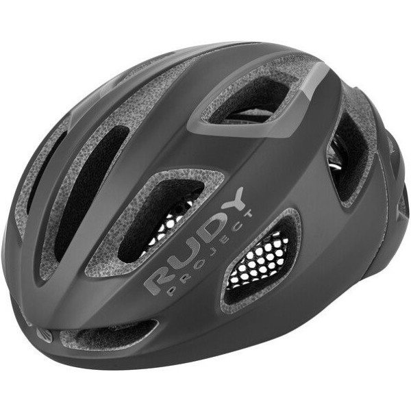 Rudy Project Strym Black Stealth (matte) Free Pads + Bug Stop Incl. - Casco Ciclismo