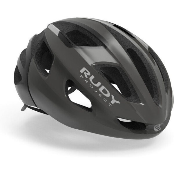 Rudy Project Strym Dark Grey (shiny) Free Pads + Bug Stop Incl. - Casco Ciclismo