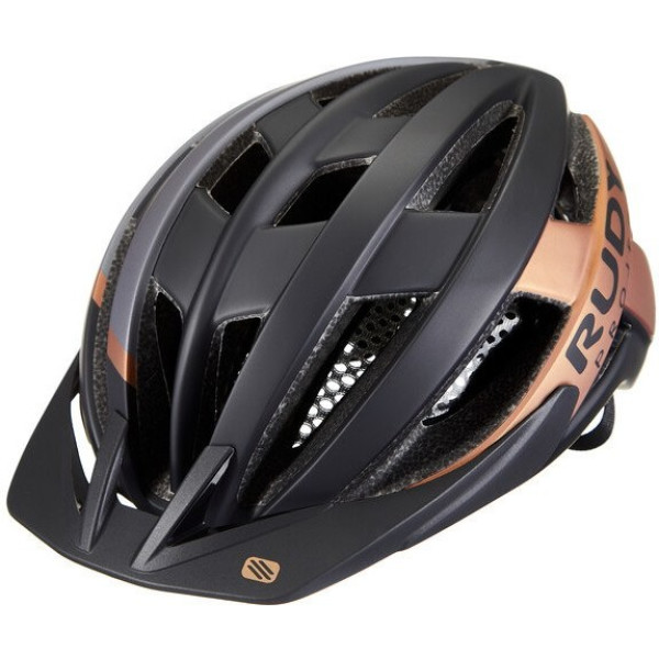 Rudy Project Venger Mtb Black - Bronze (matte) Visor + Free Pads + Bug Stop Incl. - Casco Ciclismo