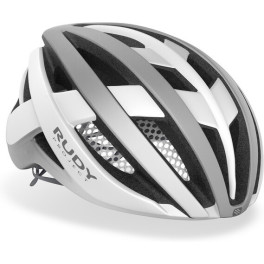 Rudy Project Venger Road  White - Silver (matte) Free Pads + Bug Stop Incl. - Casco Ciclismo