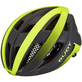 Rudy Project Venger Road Yellow Fluo - Black (matte) Free Pads + Bug Stop Incl. - Casco Ciclismo