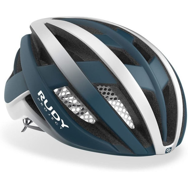 Rudy Project Venger Road Pacific Blue - White  (matte) Free Pads + Bug Stop Incl. - Casco Ciclismo