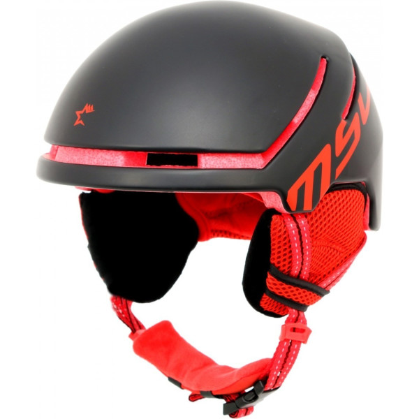 Msc Casco Snow Inmold Rojo / Negro