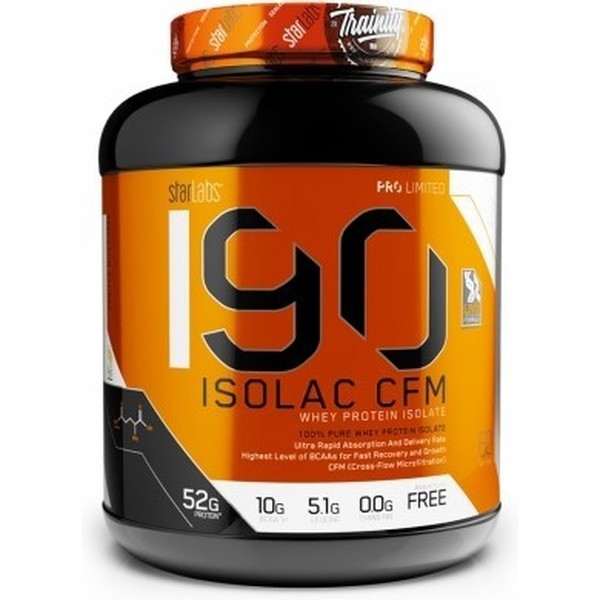 Starlabs Nutrition Proteína Isolated I90 Isolac CFM 1.81 Kg - Proteína de suero de leche aislada ISOLAC