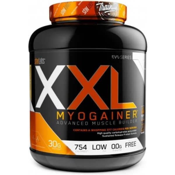 Starlabs Nutrition XXL Weight Gainer Myogainer 2.27 Kg - Advanced Muscle Builder - Sviluppo muscolare e apporto energetico
