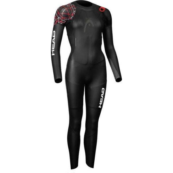 Head Traje De Neopreno Myboost Shell 3.2 Negro-rojo Mujer