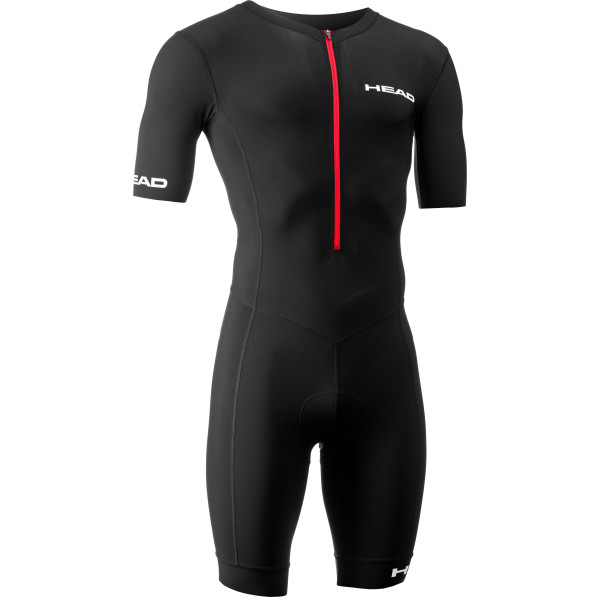 Head Traje Tri Sleeve Negro-rojo Unisex