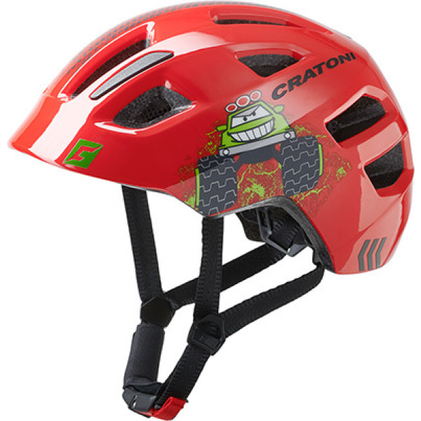 Casque pour enfants Cratoni Maxster Truck Rouge