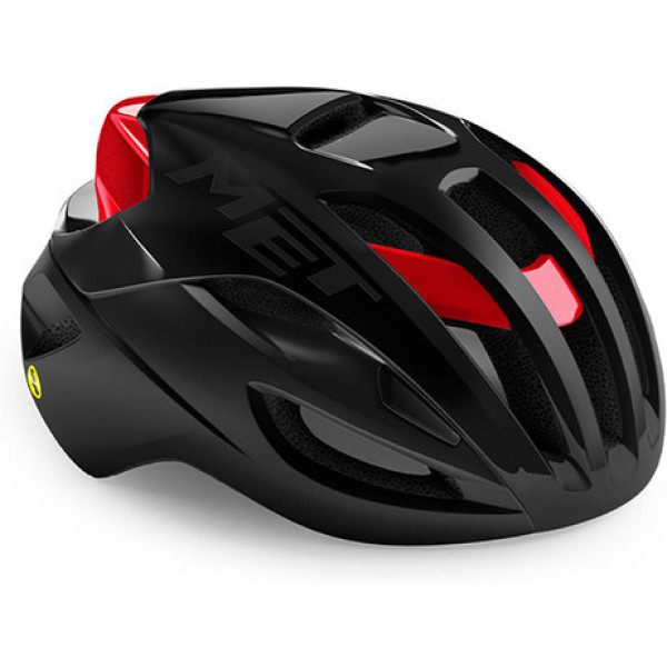 Met Helmet Rivale Mips Black/Red Matte Glossy