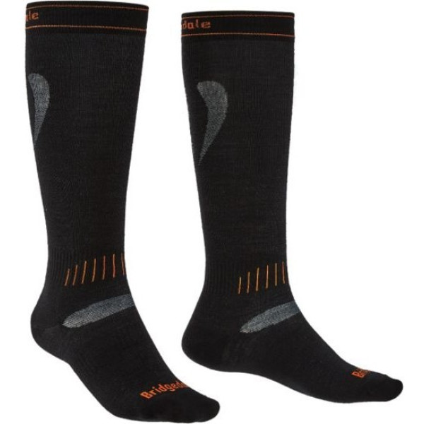 Bridgedale Ski Ultra Fit Negro/naranja