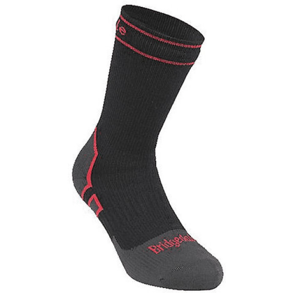Bridgedale Storm Sock Hw Bota Negro / Rojo