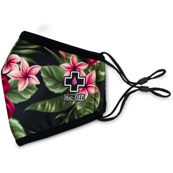 Muc-off Aloha Mask verstellbare wiederverwendbare grüne Blumen