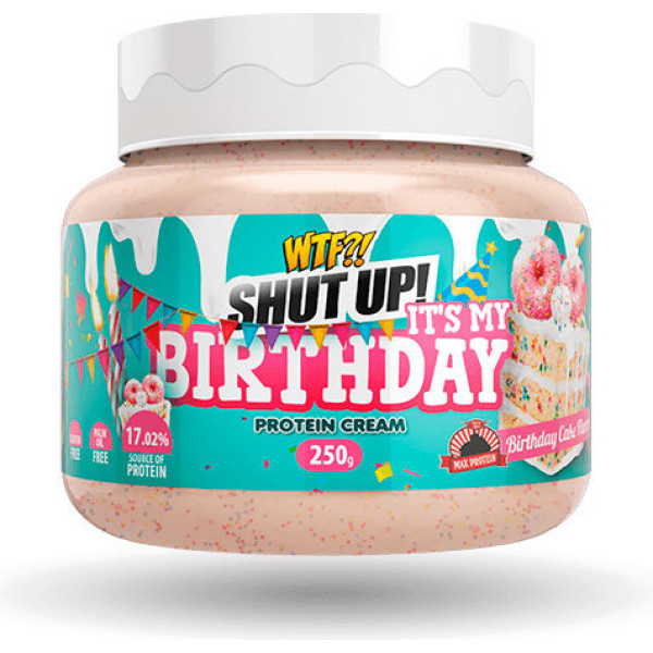 Max Protein Wtf Shut Up It\'s My Birthday Protein Cream - Crème pour gâteau d'anniversaire 250 Gr