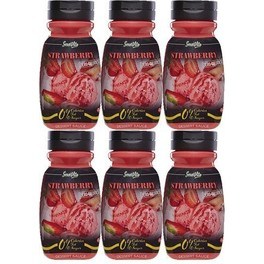 Servivita Salsa di Fragole Senza Calorie 6 Vasetti x 320 Millilitri