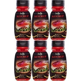 Servivita Ketchup-Sauce ohne Kalorien 6 Flaschen x 320 Milliliter