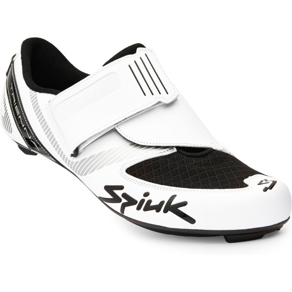 Spiuk Sportline Trienna Triathlon Carbon Chaussures unisexes blanc mat