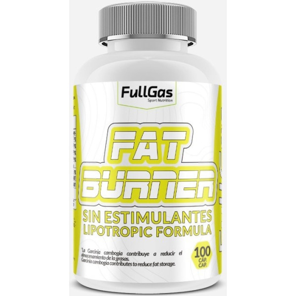 Fullgas Fat Burner Sin Estimulantes 100 Cáps
