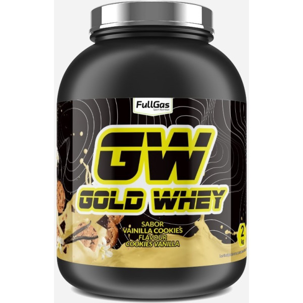 Fullgas Gold Whey Cookies Vainilla 4kg Sport