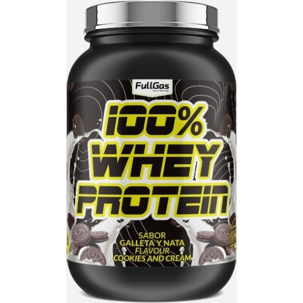 Fullgas 100% Whey Protein Concentrate Cookies And Cream 4kg Sport