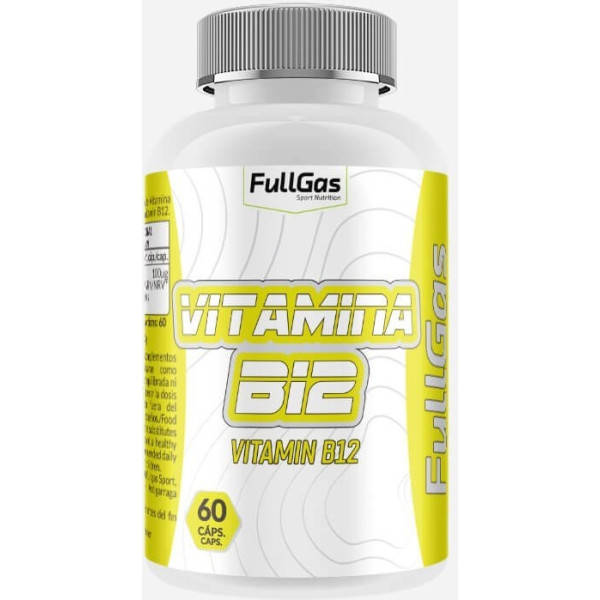 Fullgas Vitamina B12 60 Cáps Sport