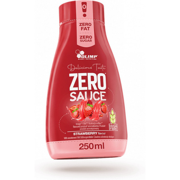 Olimp Zero Sauce - Sirop Fraise 250 Ml