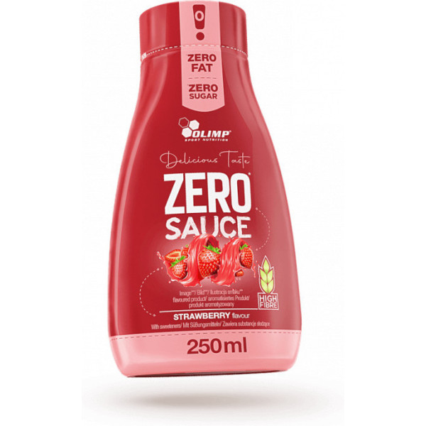 Olimp Zero Sauce - Sirope De Fresa 250 Ml