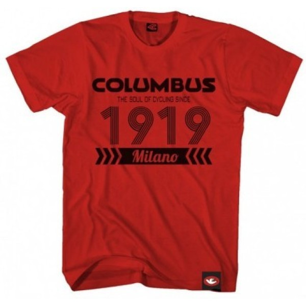 Cinelli Columbus 1919 T-shirt Red